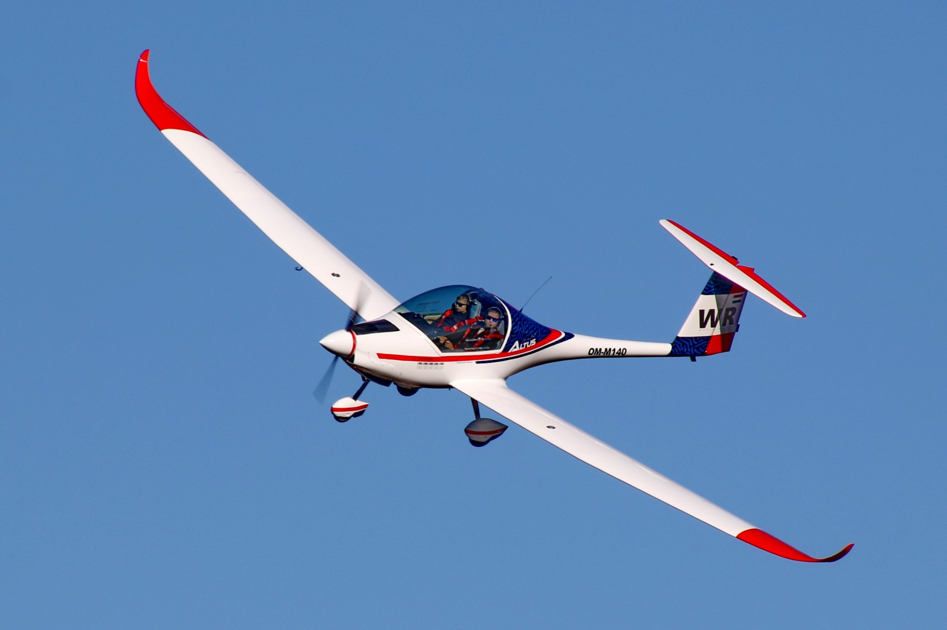 Altus in flight